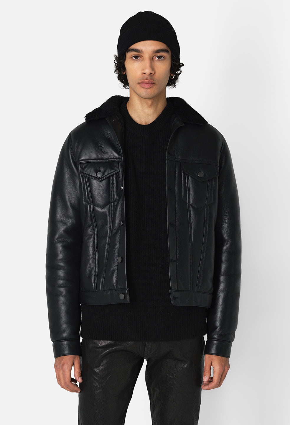 SHEARLING THUMPER JACKET - 1