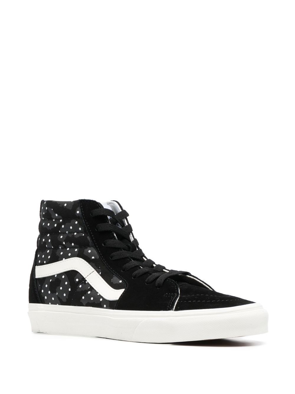 high-top lace-up sneakers - 1