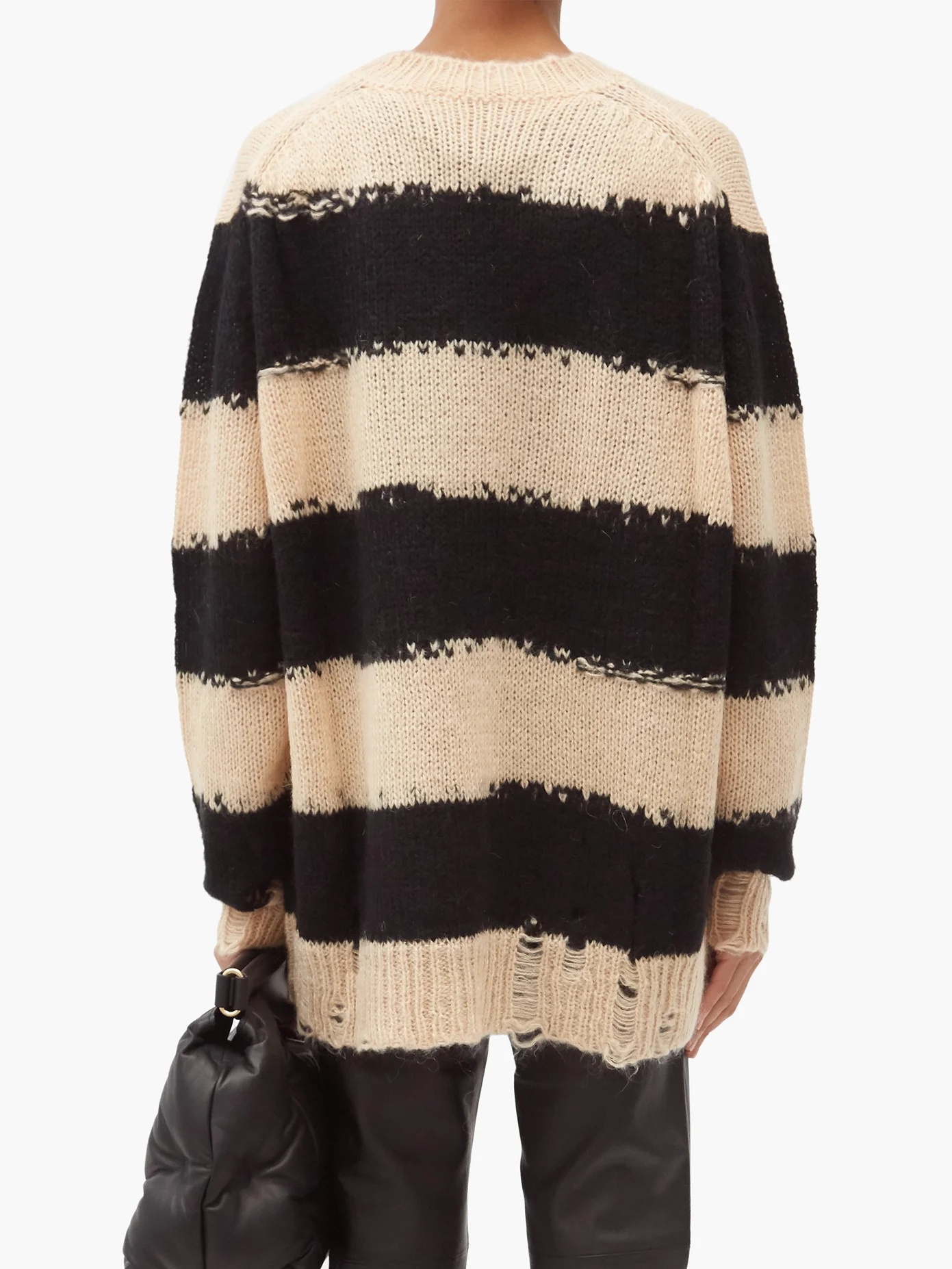 Kantonia striped distressed knitted sweater - 5