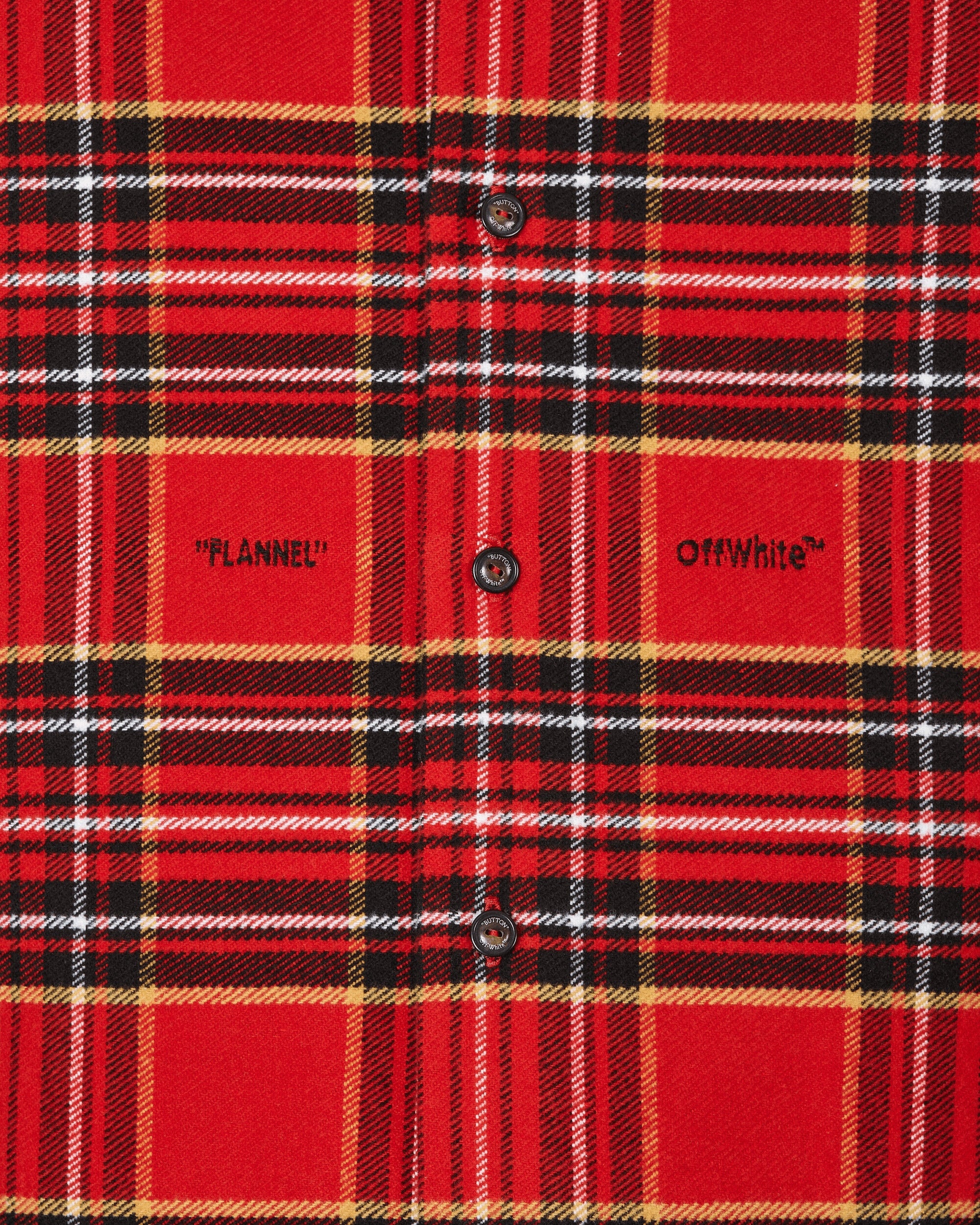 Flannel Skate Shirt Red - 5