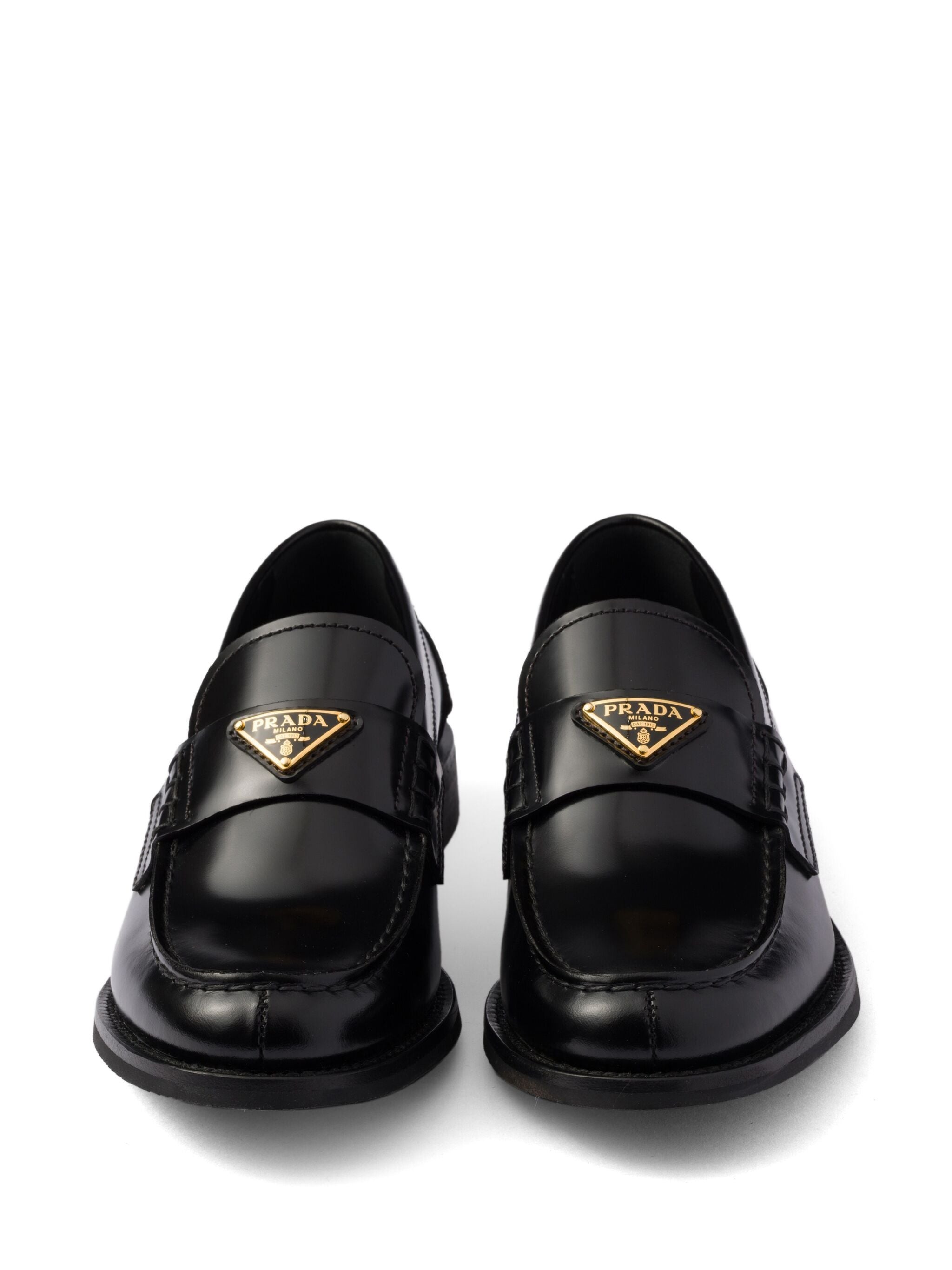 Brushed Leather Loafers - 2