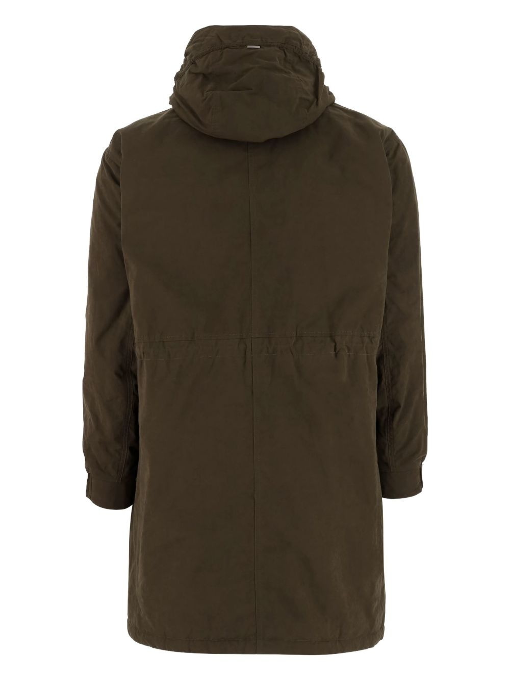 drawstring hood parka - 2