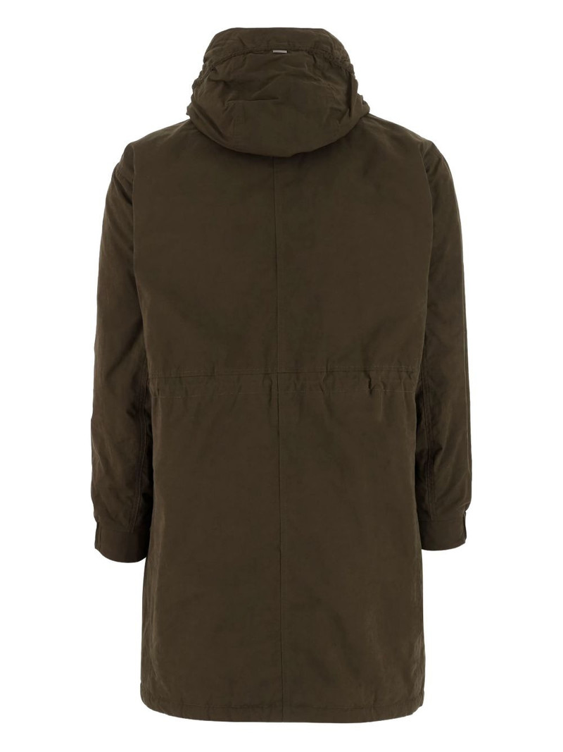 Herno drawstring hood parka outlook