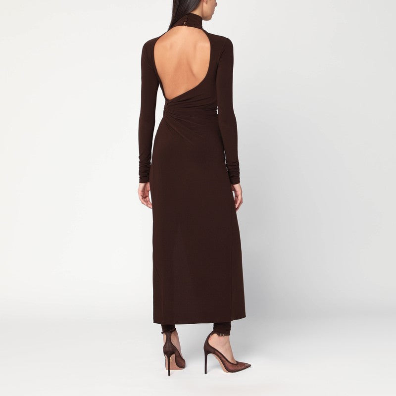 THE ANDAMANE - The Andamane Tessa Jumpsuit In Brown Jersey Women - 2