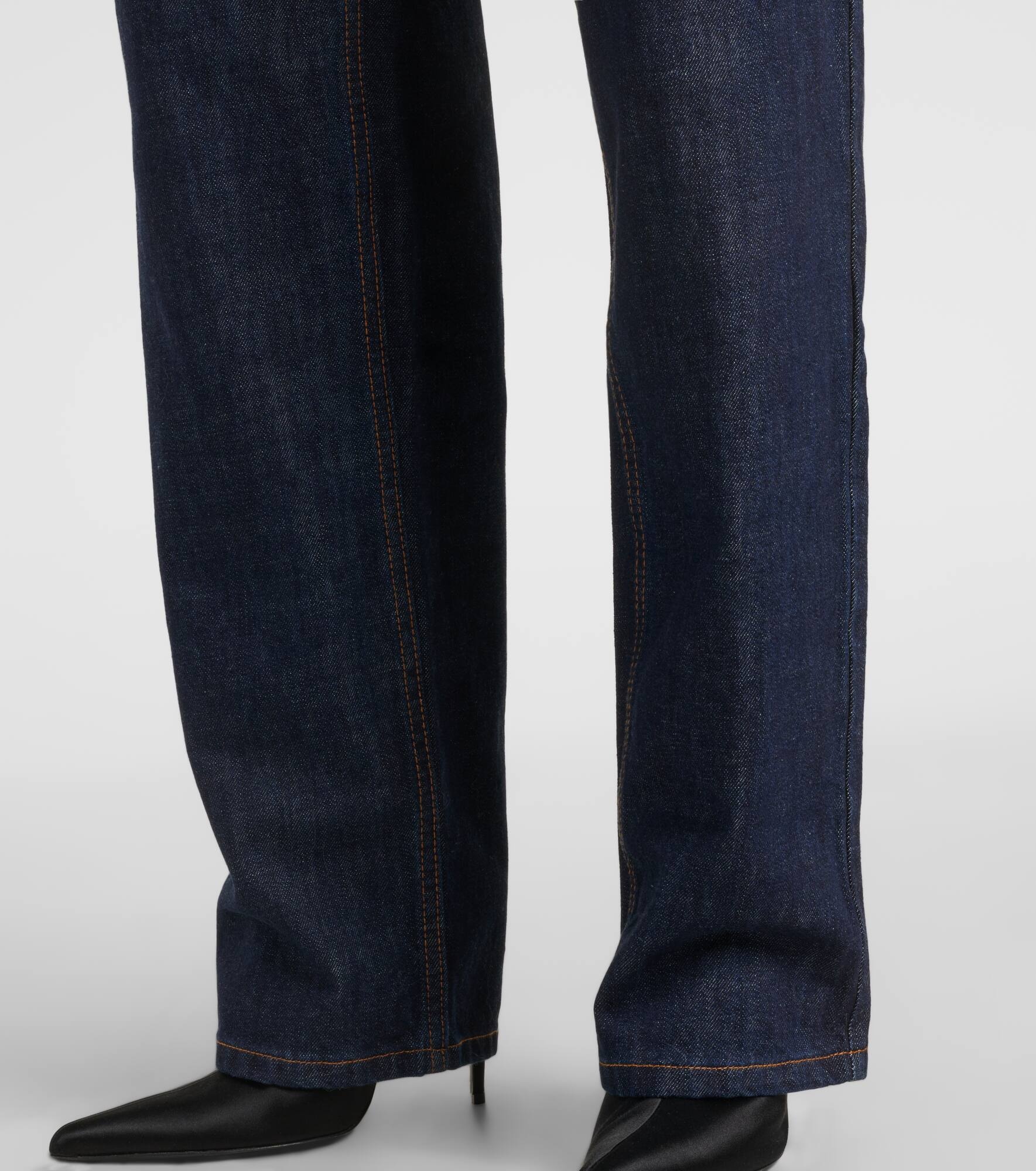 High-rise straight jeans - 5