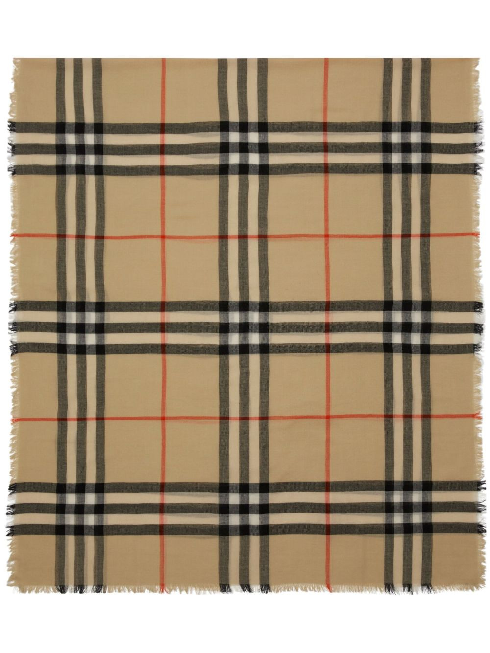 Burberry Men Lightweight Wool Scarf - 2