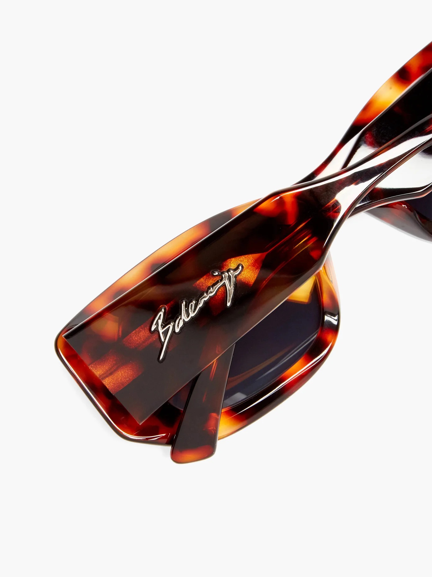 Signature logo tortoiseshell-acetate sunglasses - 2