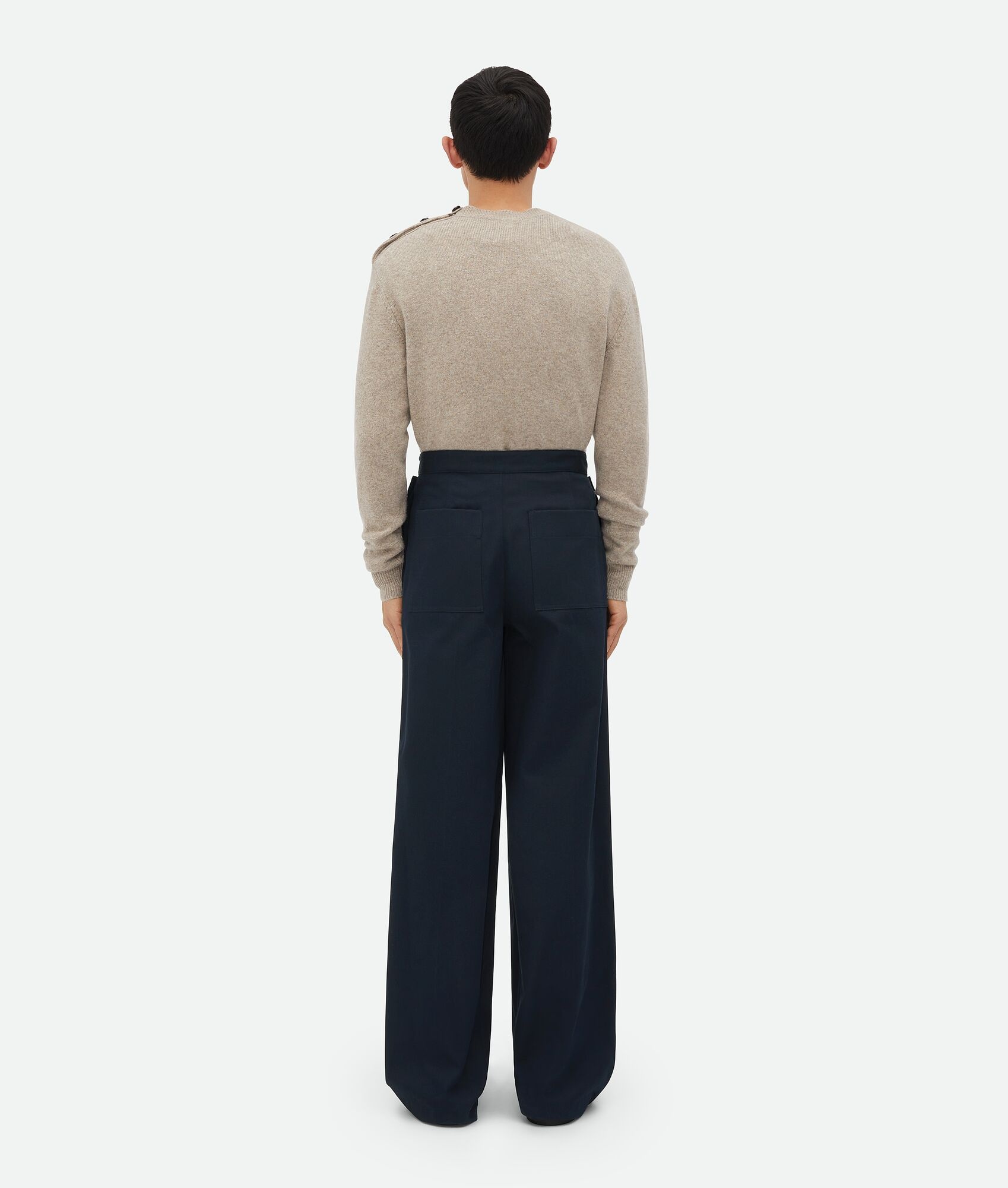 Bottega Veneta Cotton Twill Trousers | REVERSIBLE