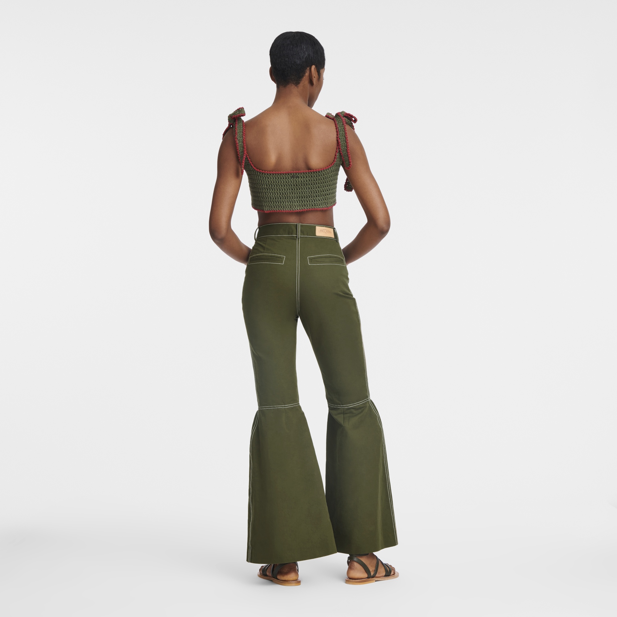 Trousers Khaki - Gabardine - 3