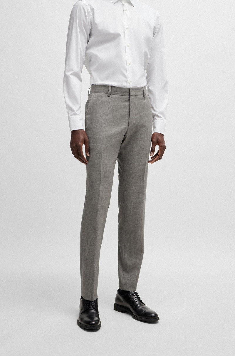 SLIM-FIT SUIT IN PATTERNED STRETCH WOOL 7