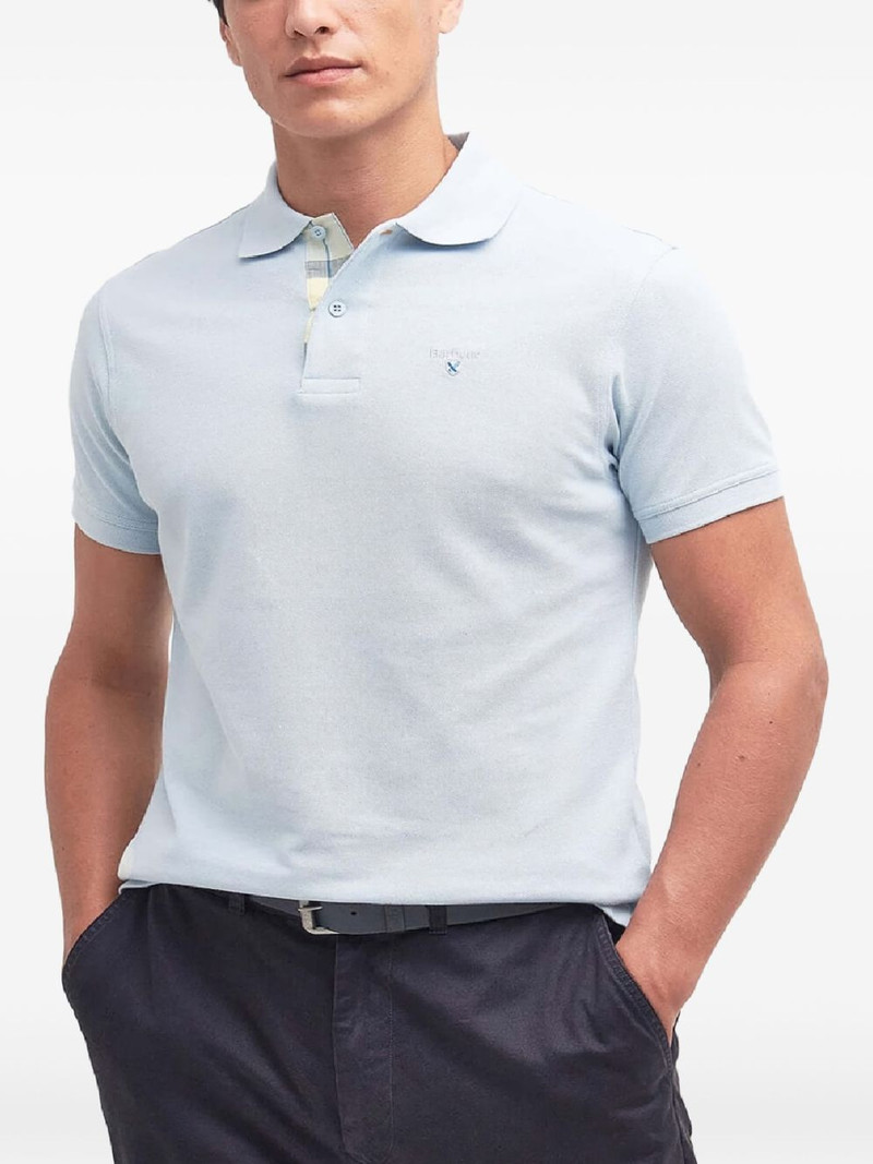 Barbour tartan pique polo outlook