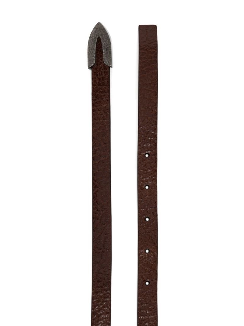 thin buckle belt - 2