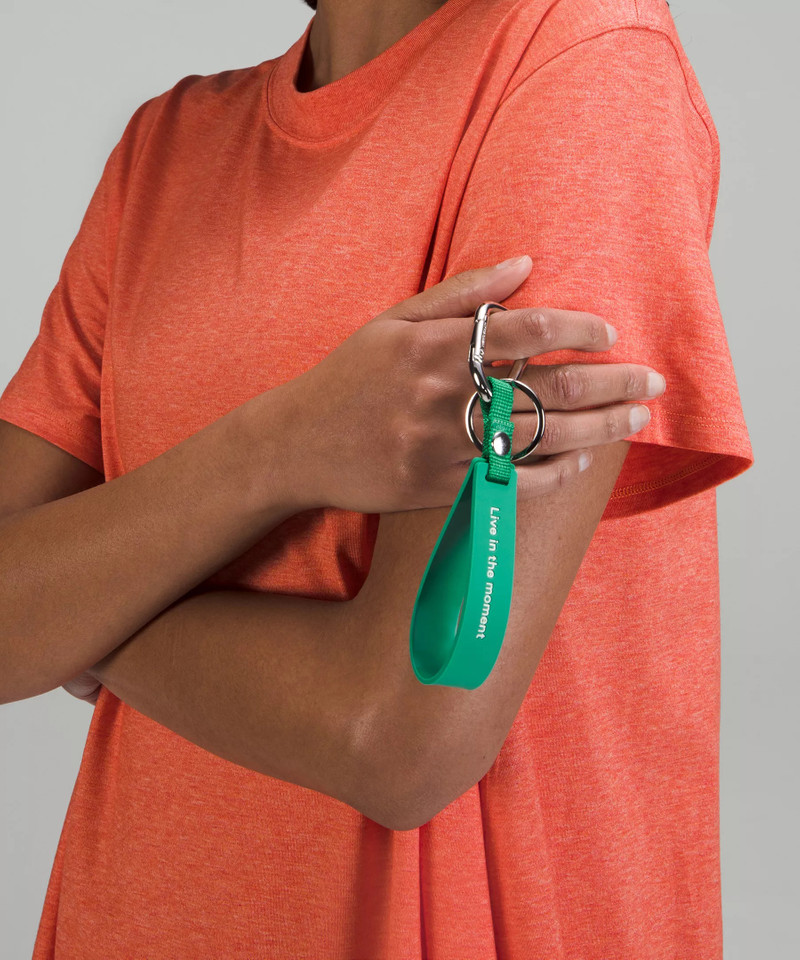 lululemon Silicone Keychain outlook
