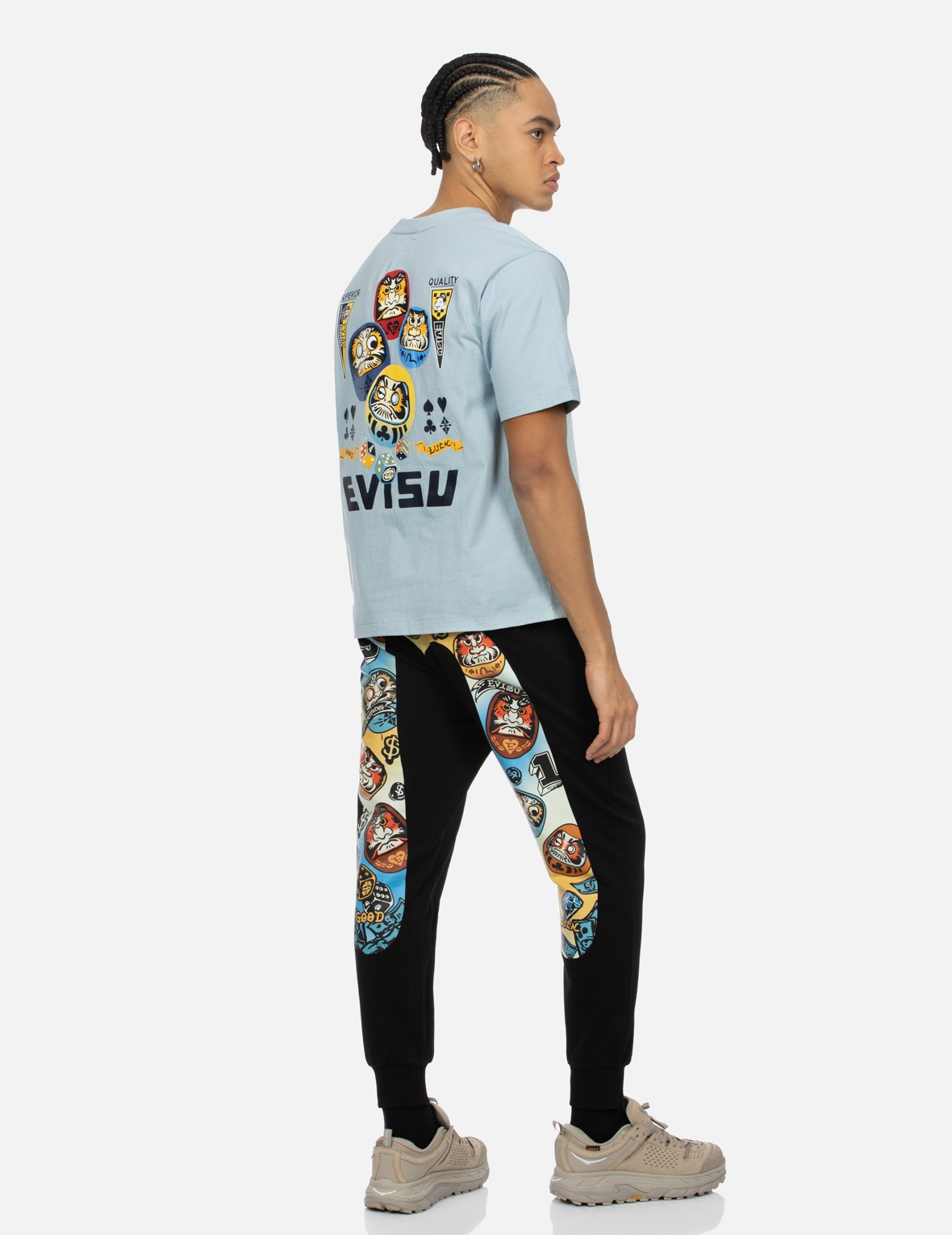 PLAYFUL DARUMA PRINT REGULAR FIT T-SHIRT - 2