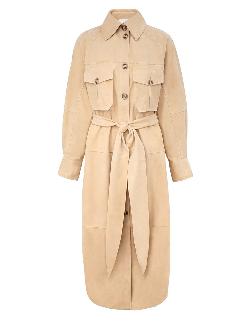 ILLUMINATE SUEDE TRENCH 1
