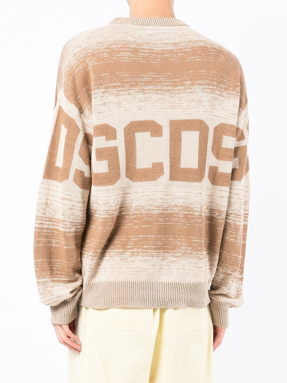 logo-print crew neck jumper - 4