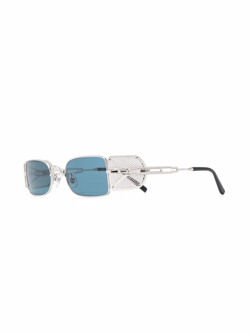 MATSUDA side shields rectangular-frame sunglasses outlook