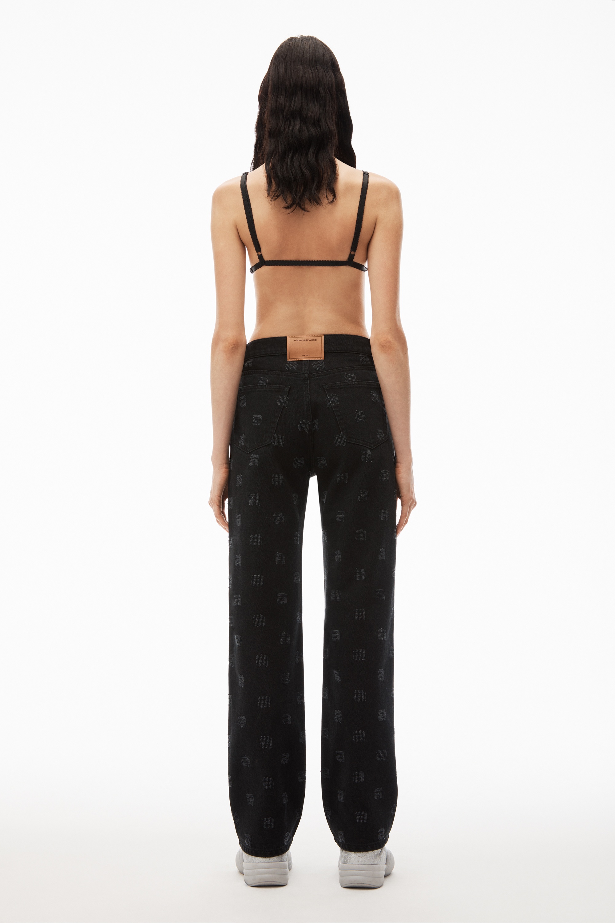 EZ mid-rise straight-leg jean in denim - 4