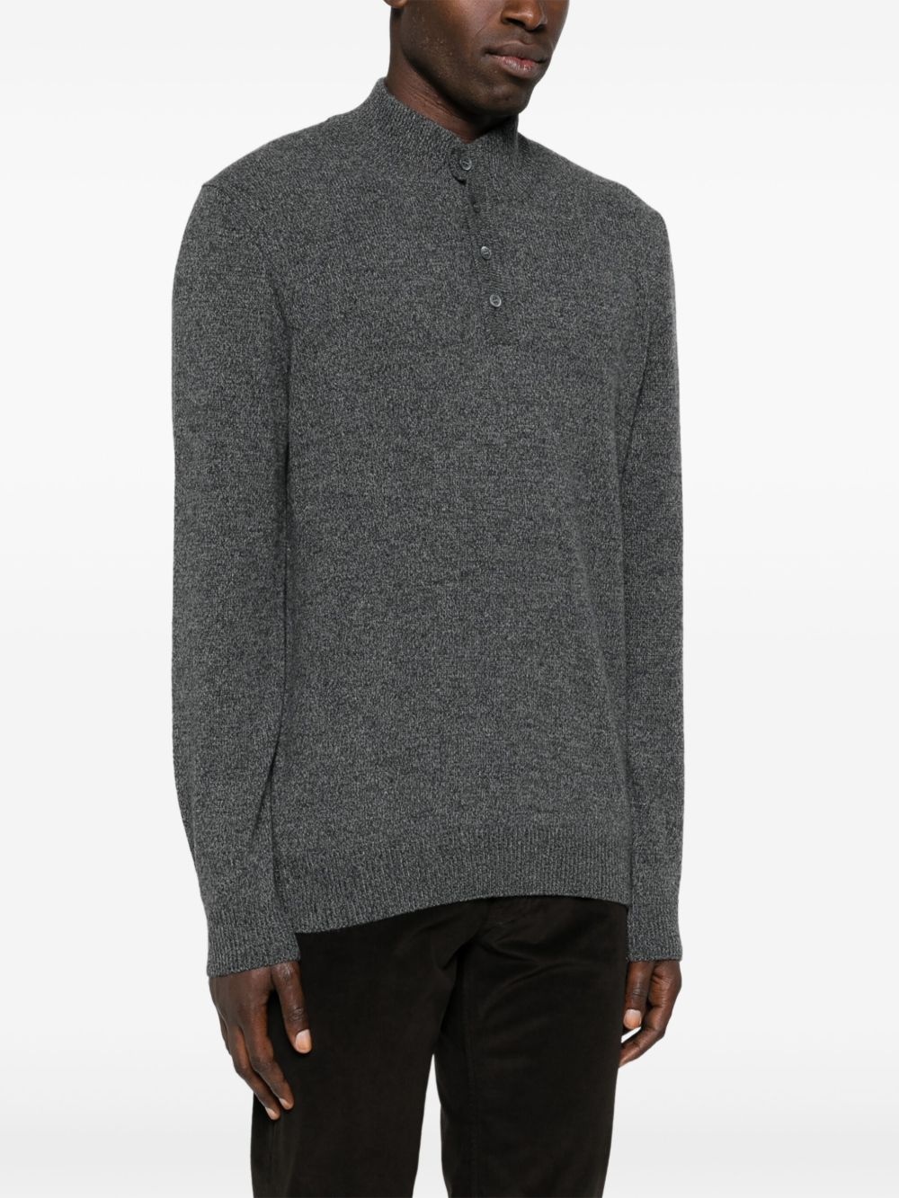 mélange sweater - 3