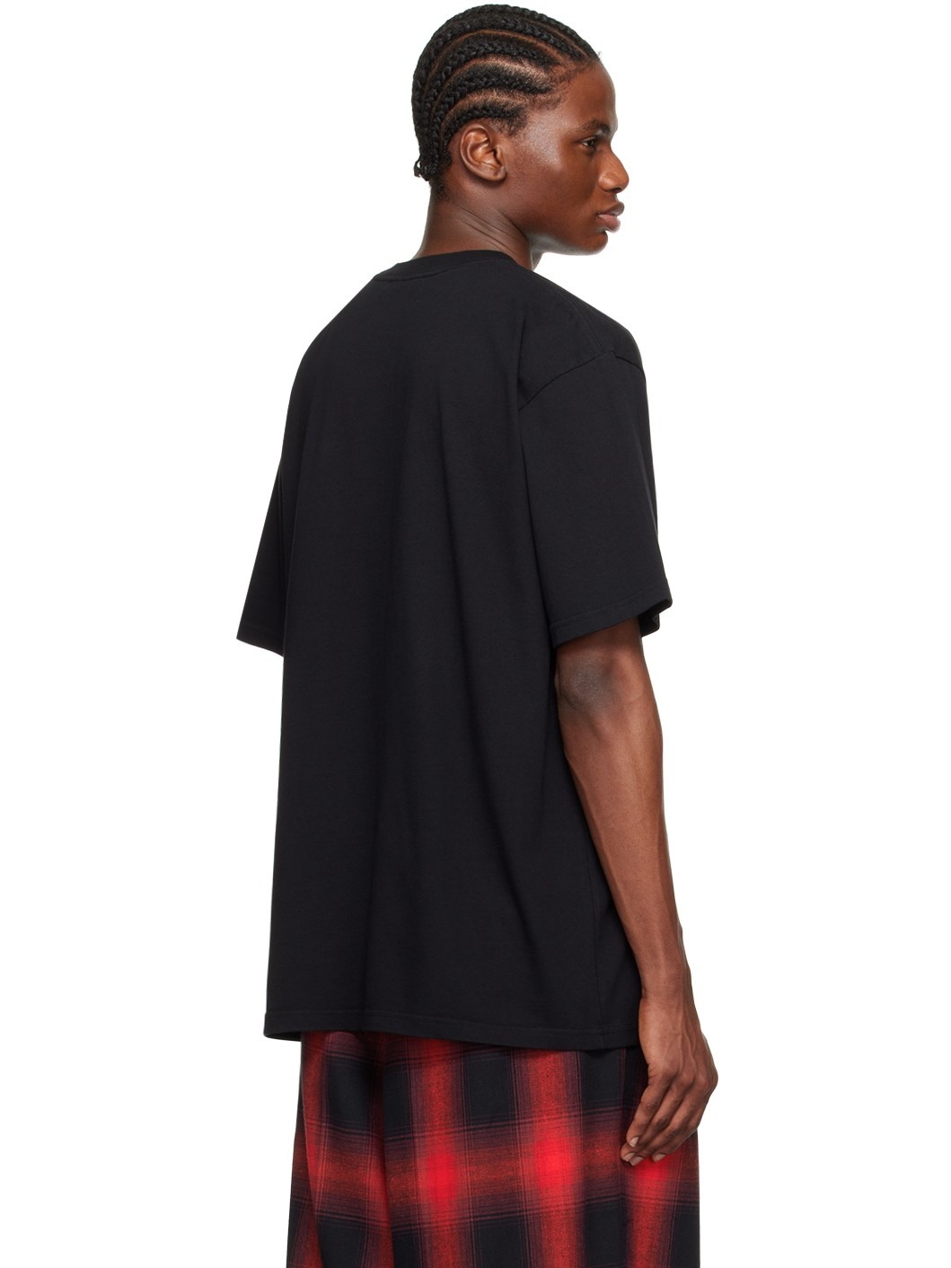 LU'U DAN Black Snake T-Shirt | REVERSIBLE