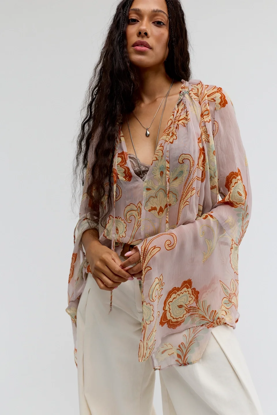 Milo Printed Blouse - 1