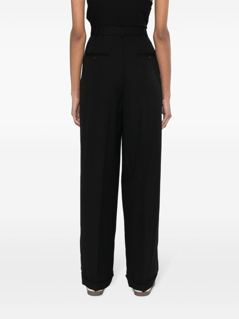 pressed-crease straight-leg trousers 4
