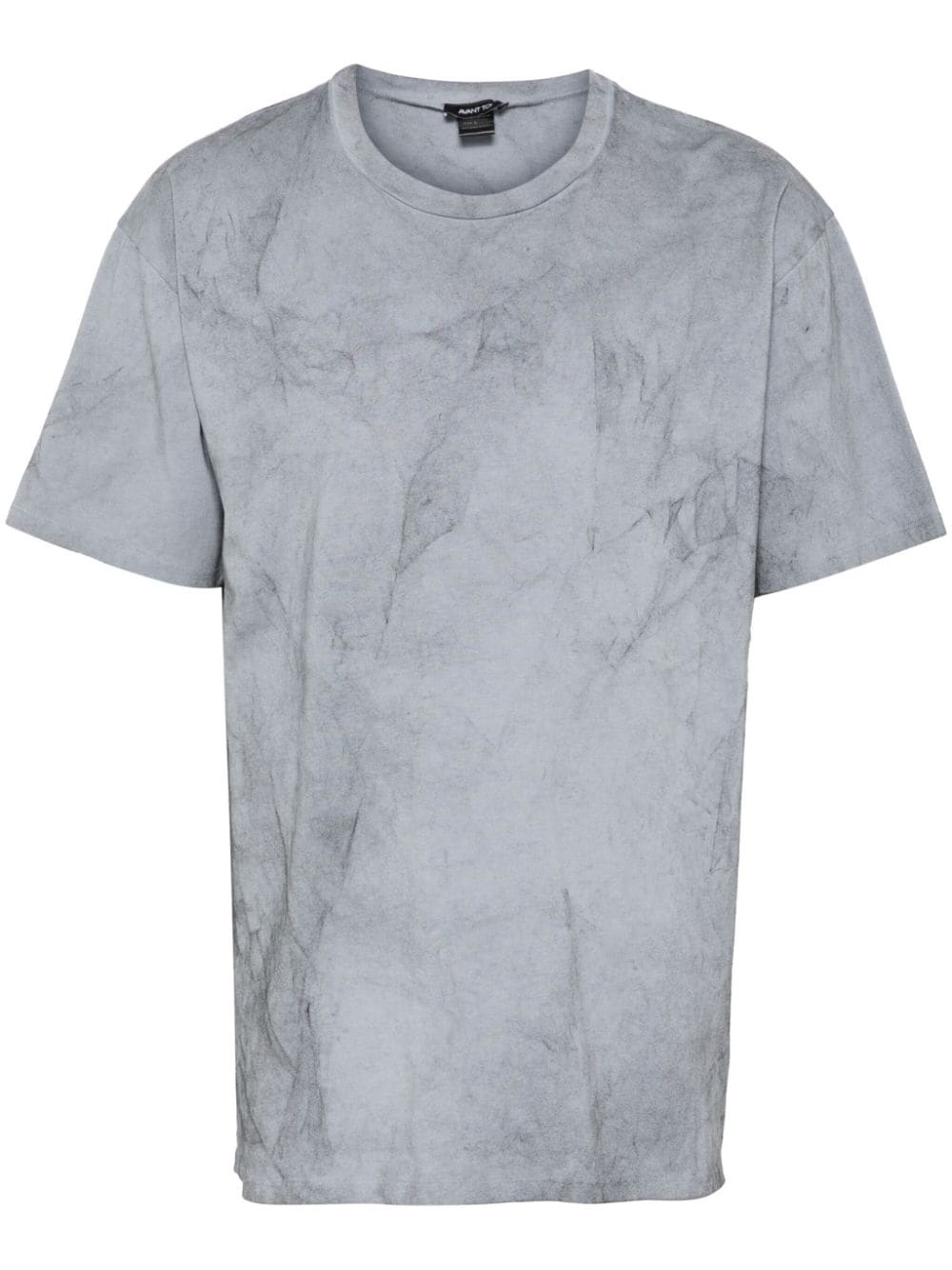 marbled-effect T-shirt - 1