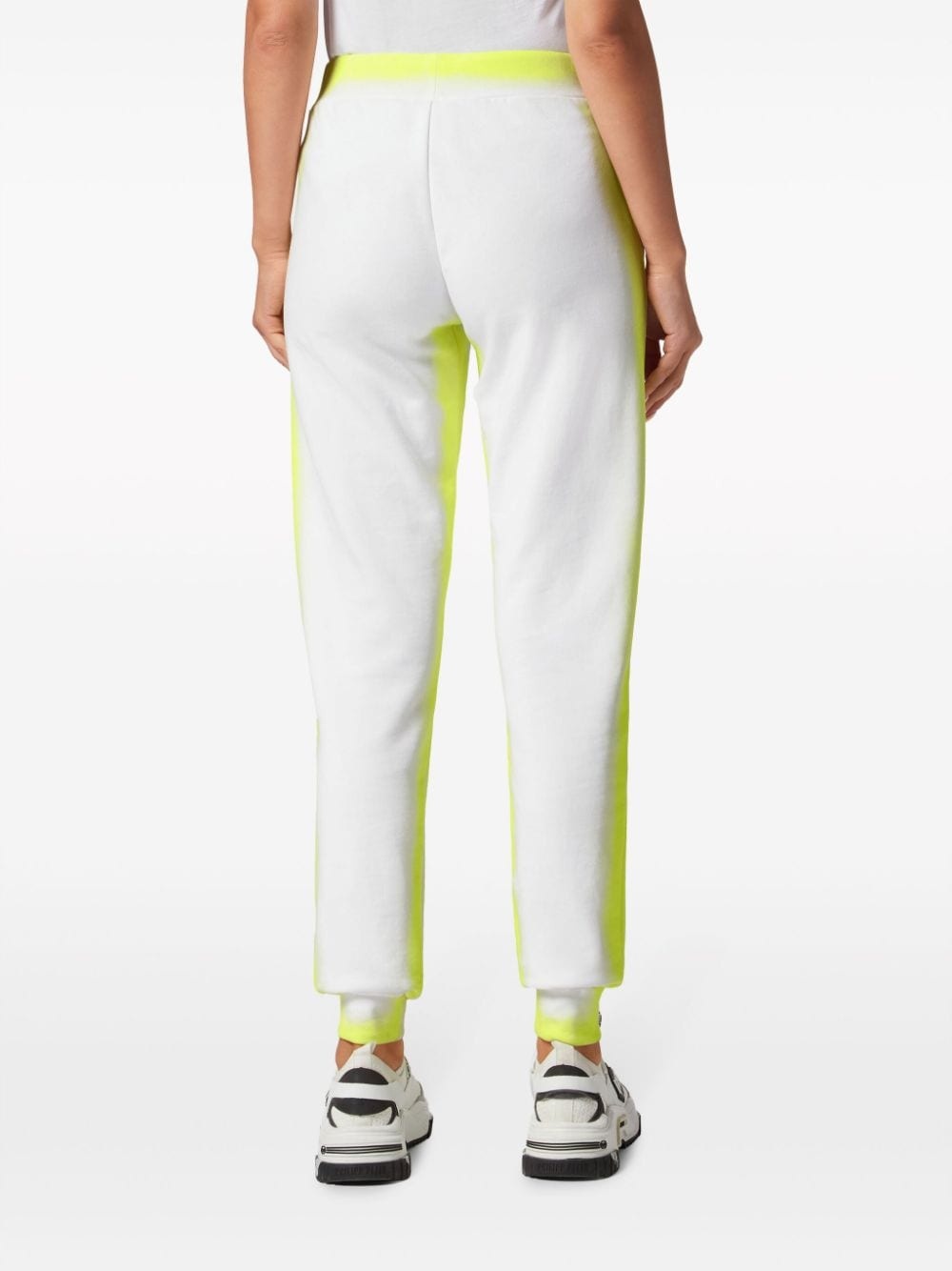 Fluo cotton track pants - 4