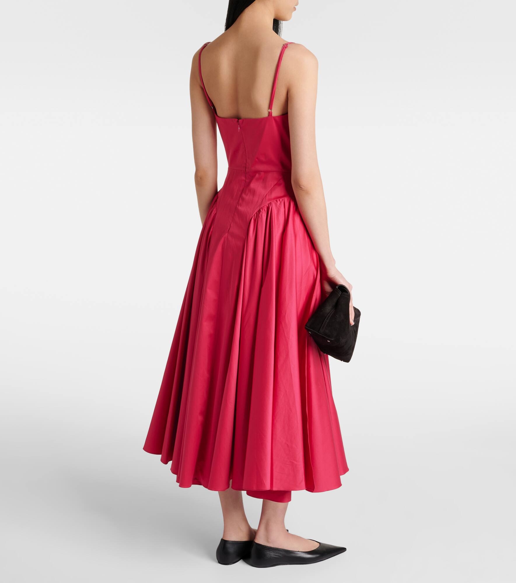 Solene cotton-blend midi dress - 3