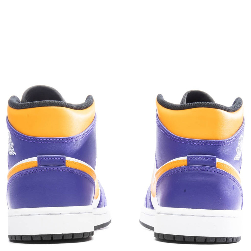 Jordan AIR JORDAN 1 MID LAKERS - DARK CONCORD/TAXI/WHITE/BLACK outlook