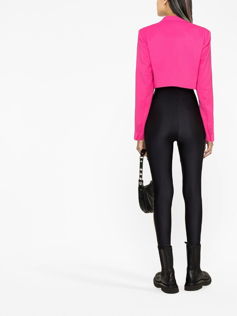 cropped single-breasted blazer 4
