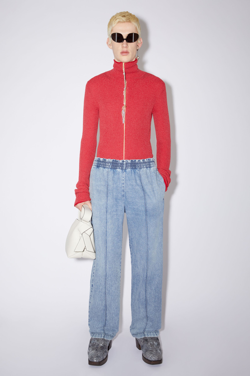 Acne Studios Loose-fit denim trousers - Light blue outlook