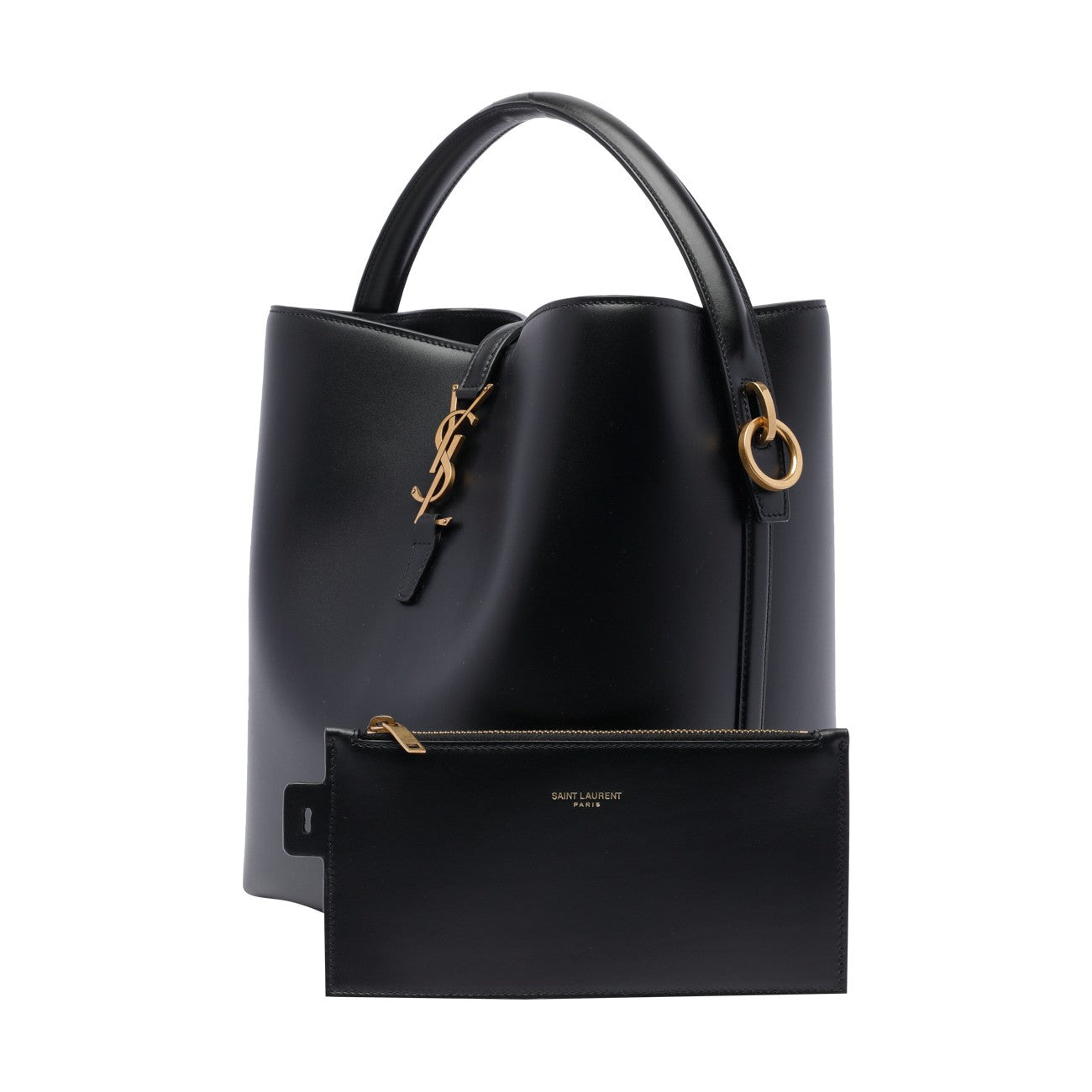 Saint Laurent Women Le 37 Bag In Shiny Leather - 4