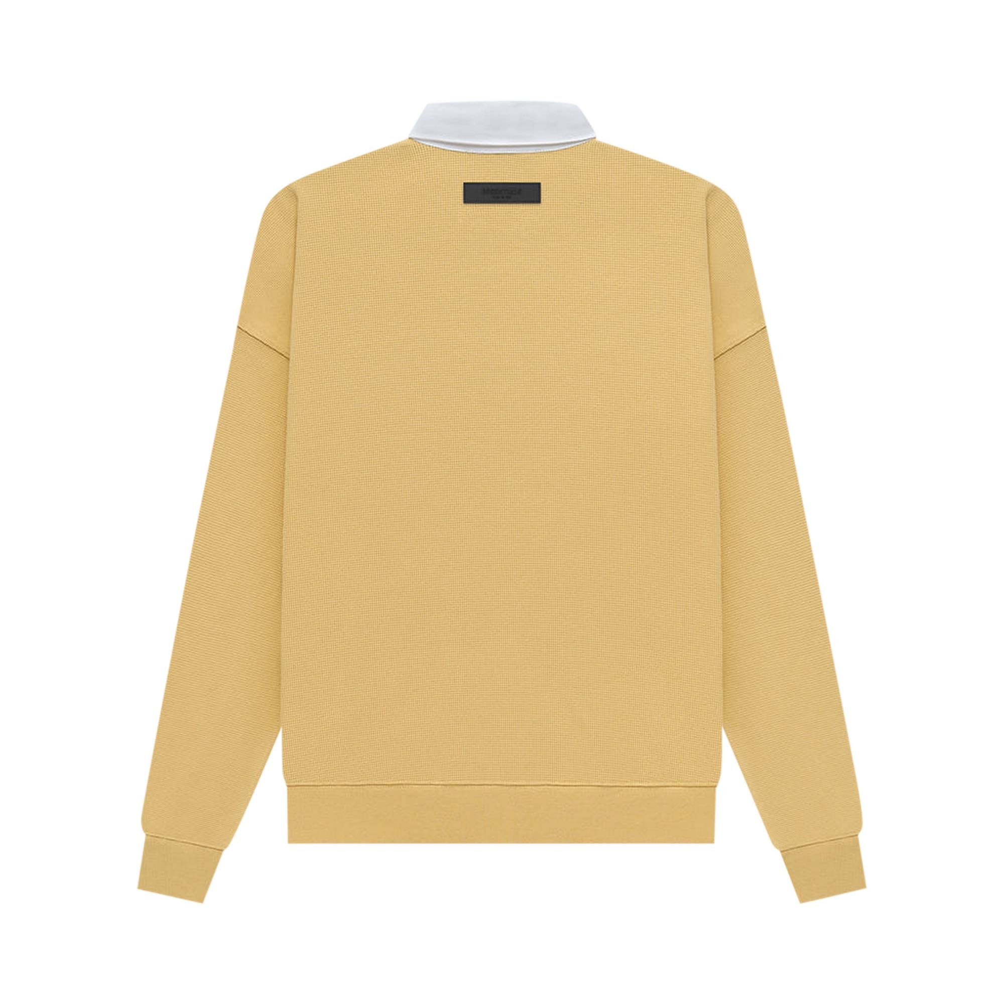 Fear of God Essentials Waffle Henley Rugby 'Light Tuscan' - 2