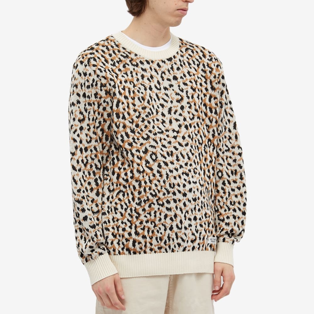 Wacko Maria Type 2 Leopard Jacquard Sweater - 4