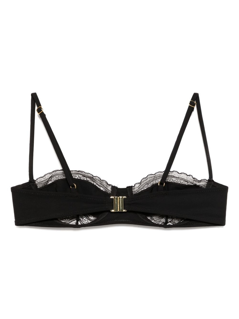 KIKI DE MONTPARNASSE lace inset balconette bikini top outlook