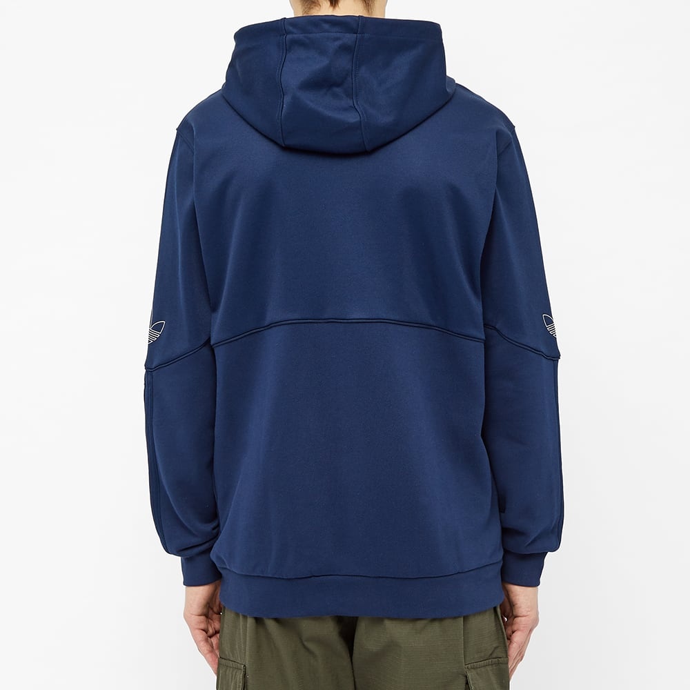 Adidas Outline Fleece Hoody - 5