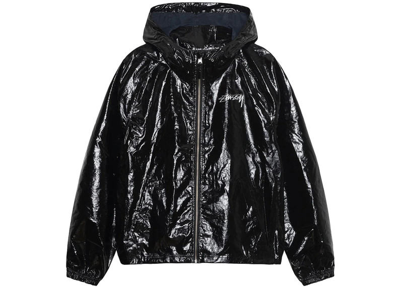 Stüssy Stussy Beach Shell Coated Ripstop Jacket Black outlook