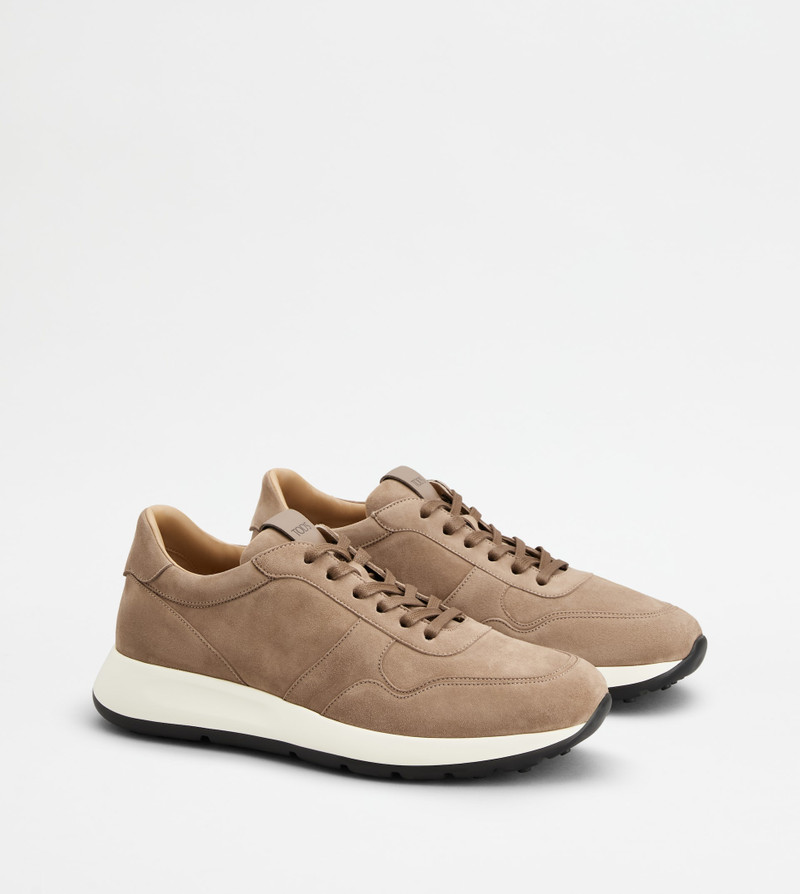 SNEAKERS IN SUEDE - 베이지 2