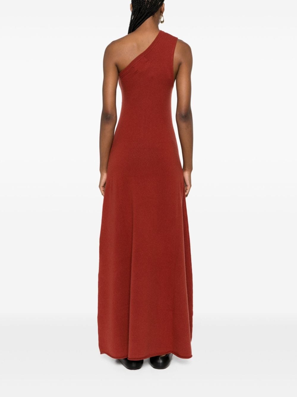 one-shoulder maxi dress - 4