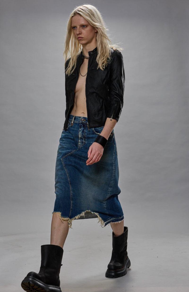 JESSE SKIRT - GARNET BLUE 3