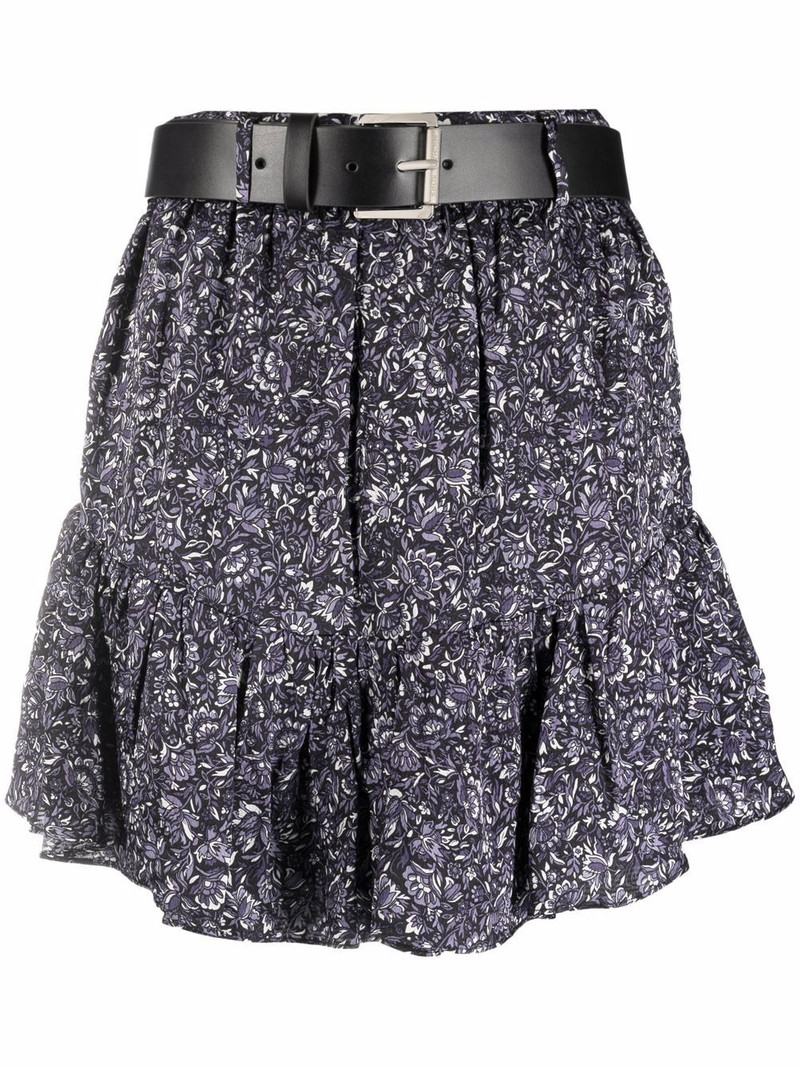 belted-waist skirt 1