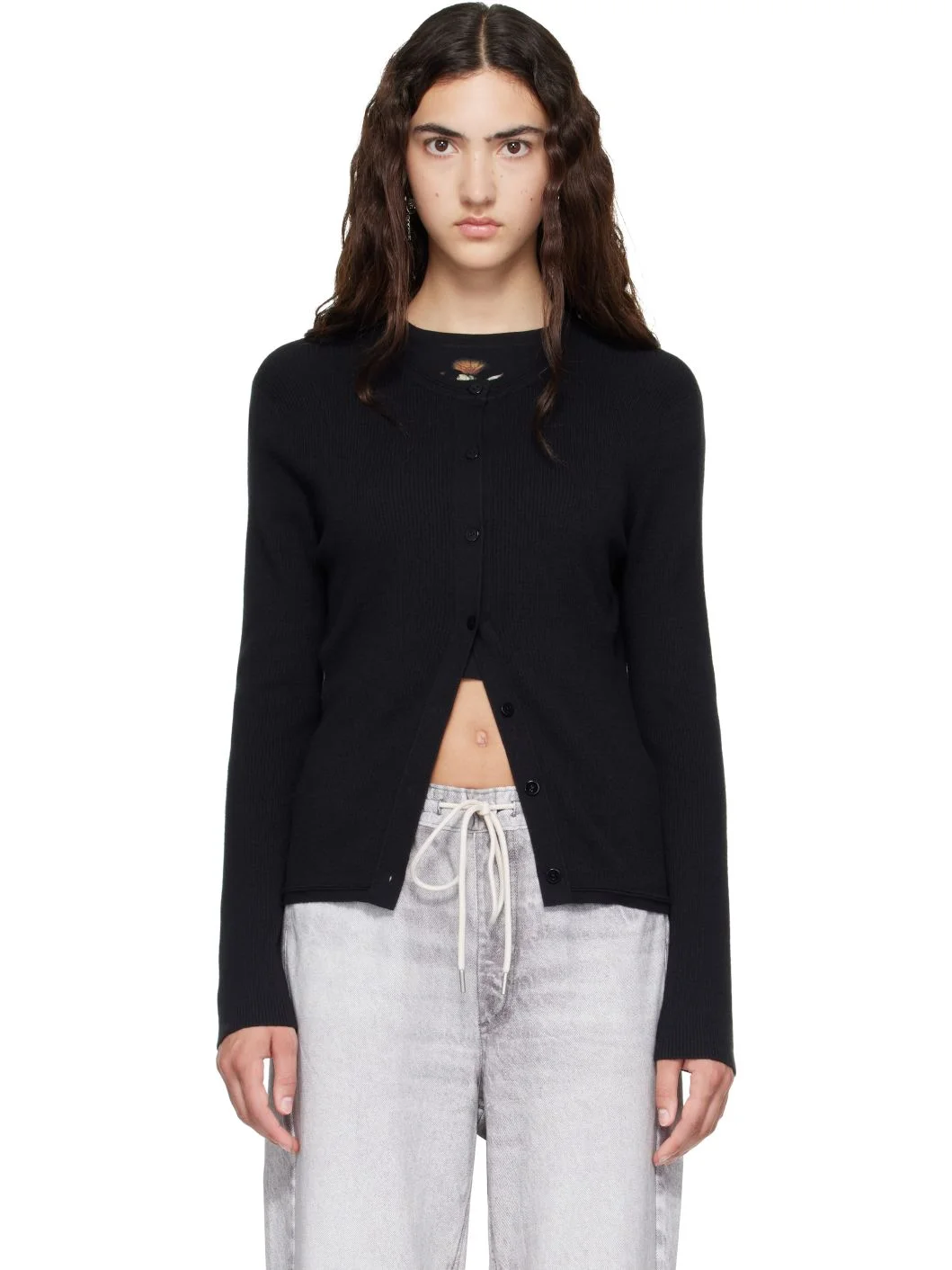 Black Abeena Cardigan - 1