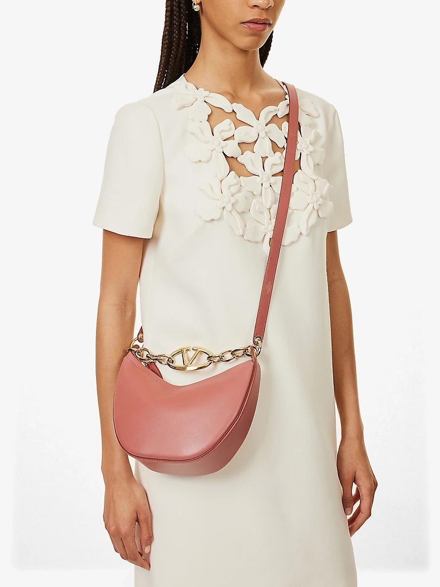 Moon leather shoulder bag - 2