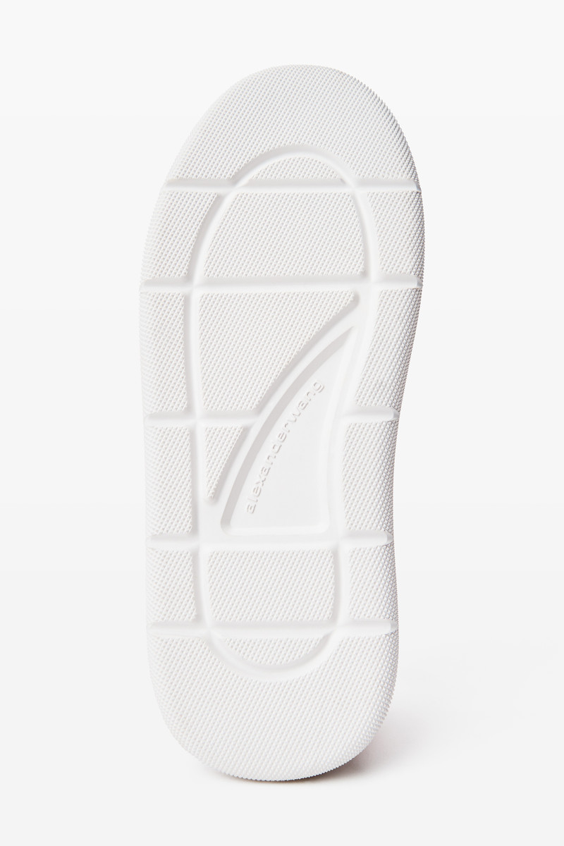 Puff Pebble Leather Sneaker with Logo 5