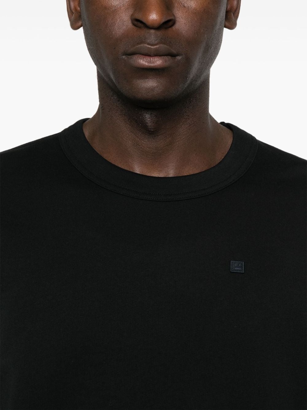 face logo-appliquÃ© cotton sweatshirt - 6