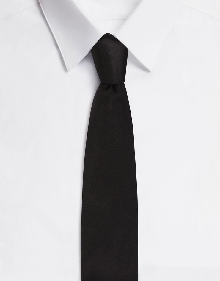 6cm blade tie in silk - 1