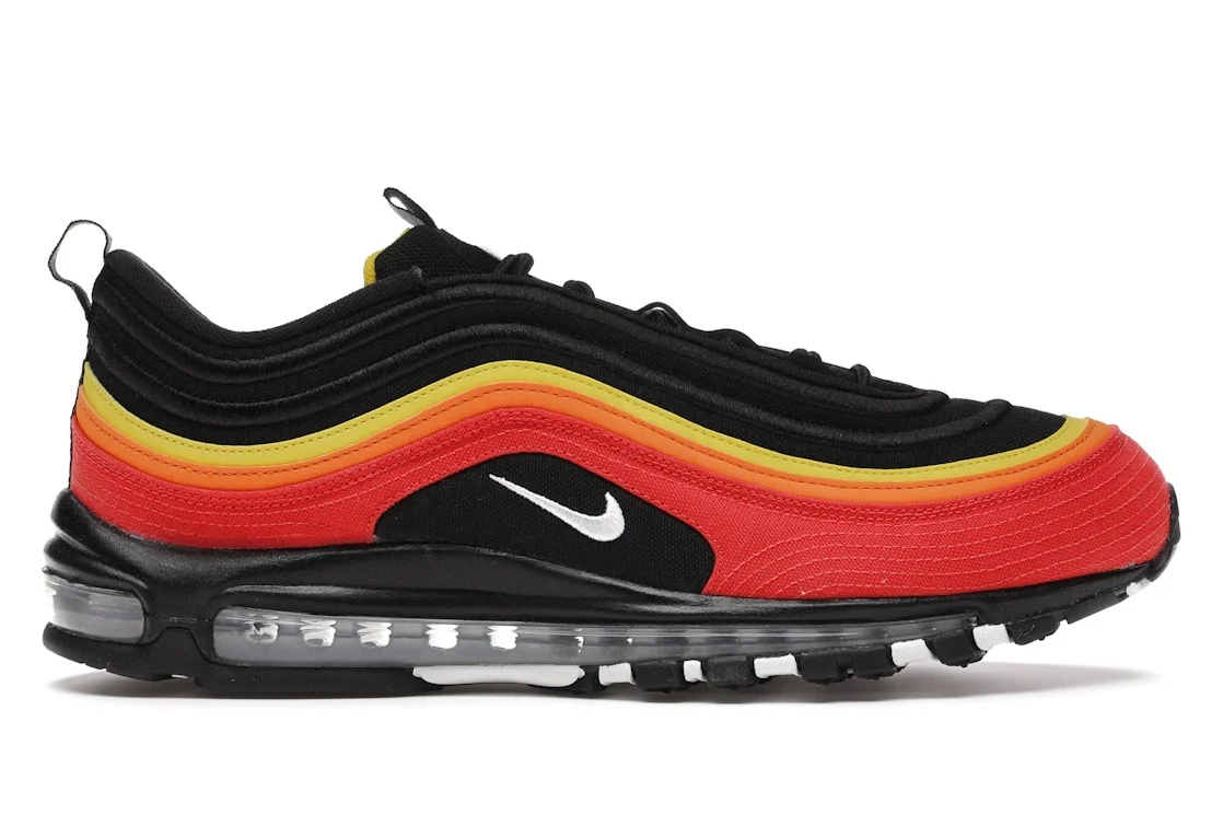 Nike Air Max 97 Black Chile Red Magma Orange - 1