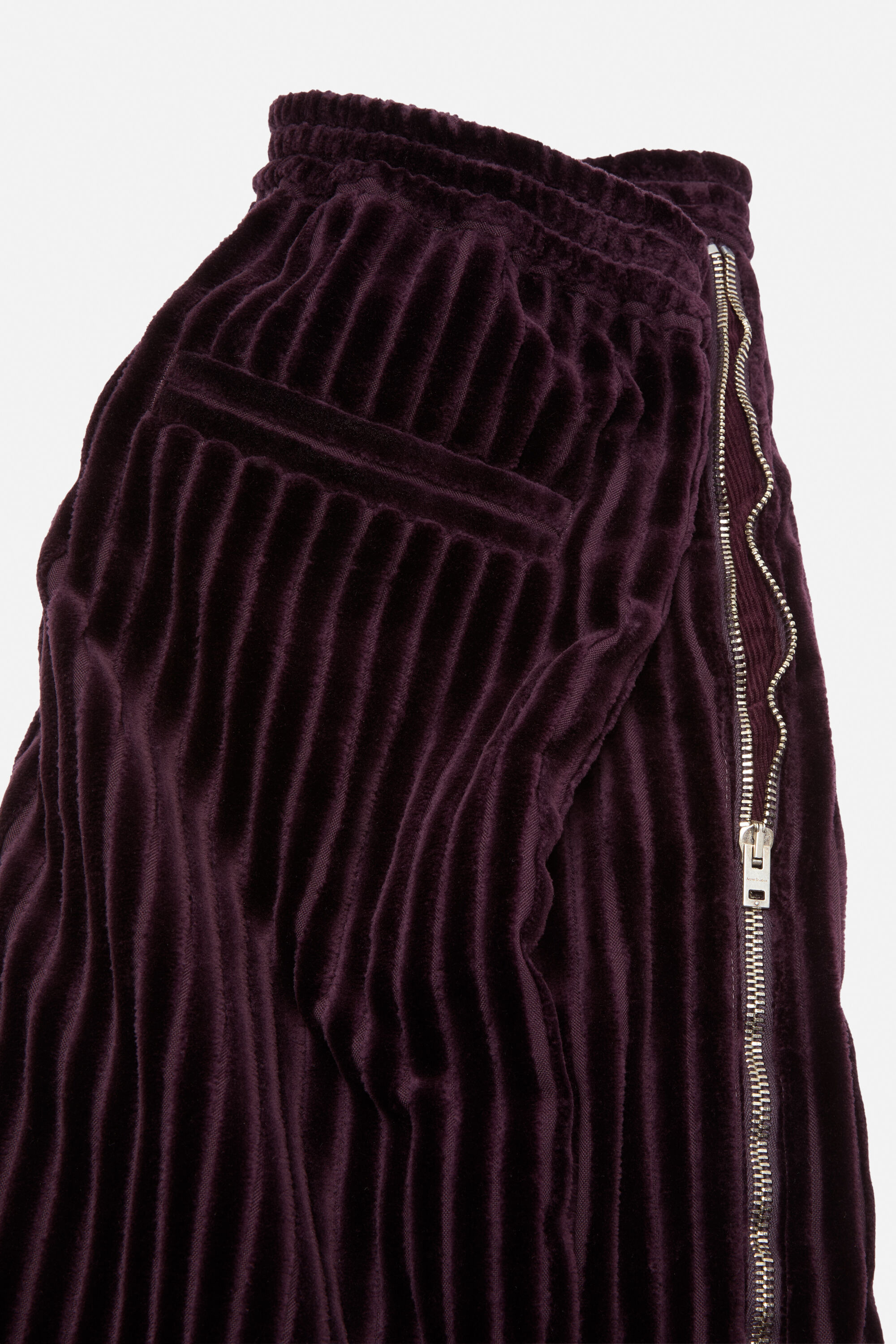 Corduroy trousers - Burgundy - 5