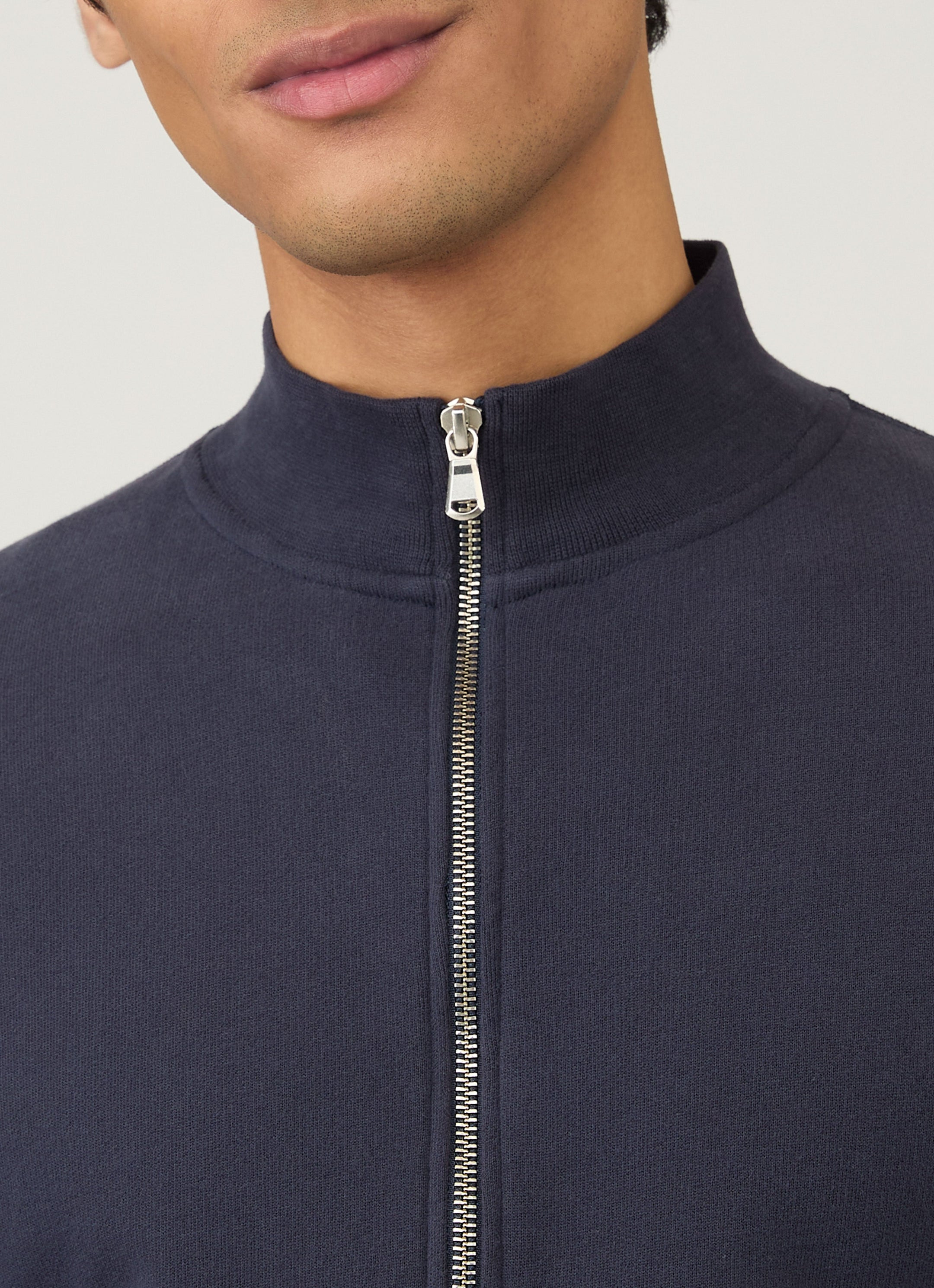Half Zip Loopback Sweatshirt - 6
